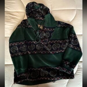 Vintage EXP Fleece Hoodie | Southwestern Paisley | Men’s XS